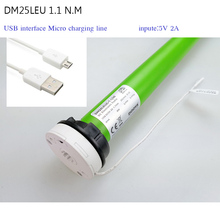 DOOY motor DM25LE 1.1 N.m input 5V 2A USB Micro interface ,fit for 38mm tube for roller blinds 2024 - buy cheap