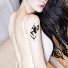 Waterproof Temporary Tattoo Sticker on body art  black rose Symbol finger Water Transfer flash tattoo fake tattoo for girl men 2024 - buy cheap