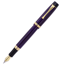 Jinhao 15 Noble Purple Fountain Pen Medium Nib 0.7mm with Converter Metal Luxurious Ink Pens for Office,business,home,school 2024 - buy cheap