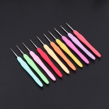 1PC Metal Knitting Needles Crochet Hooks Tool With Ergonomic Grips 0.5-2.75mm 2024 - buy cheap