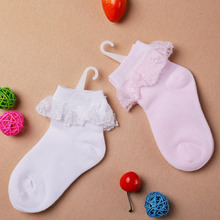 Verão fino bebê meninas crianças da criança branco rosa algodão princesa meias crianças tornozelo curto meias respirável 2024 - compre barato