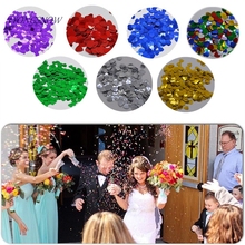 500pcs Sparkling Arclic Confetti Solid Color Heart Confetti DIY Love For Wedding Party Table Decorative Supplies 2024 - buy cheap