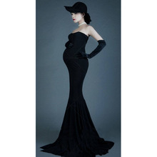 Fishtail Vestidos Maternity Photography Props Pregnancy Dress Photography Maternity Dresses For Photo Shoot Clothes Pregnant 2024 - buy cheap