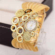 2019 Women's Fashion Bracelet Watches Ladies Designer Gold Watches Top Luxury Steel Band Watch Women Dress Watches For Gift Hot 2024 - buy cheap