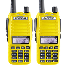 2 шт. Baofeng UV-82 VHF UHF 136-174/400-520MHZ Ham двухсторонняя рация 2024 - купить недорого