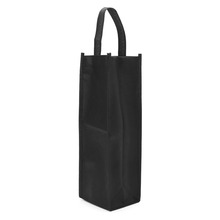 Bolsas para botellas de vino tinto de tela no tejida, bolsas lavables para regalo, bodas, fiestas y vacaciones, color negro, 1 unidad 2024 - compra barato