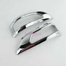 2012-2015 Door Mirror Trim Cover ABS 2 pcs Chrome Detector Car Styling For Toyota Fortuner SW4 Accessories 2024 - buy cheap