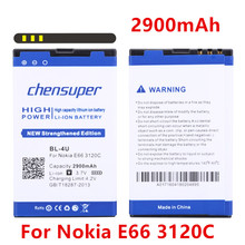 Chensuper-batería BL-4U / BL 4U de 2900mAh, para Nokia E66, 3120C, 6212C, 8900, 6600S, E75, 5730XM, 5330XM, 8800SA, 8800CA, 301, 500, 5250 2024 - compra barato