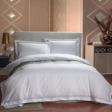 Conjunto de cama branco queen king, de algodão egípcio, lençol, fronha, equipamento para cama 2024 - compre barato