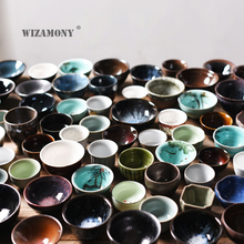 3 шт.! WIZAMONY Цзиндэчжэнь посуда для напитков Случайная Доставка чайная чашка чайный набор чашка керамические чайные чашки кунг-фу китайские фарфоровые целадон 2024 - купить недорого