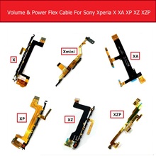 Cable flexible de volumen y potencia para Sony Xperia X/XA/X Performance/X Compact/XZ/XZS/XZ Premium, botón de interruptor y piezas principales de cinta flexible 2024 - compra barato