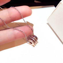 Naweily feminino geométrico pingente colares jóias acessórios moda requintado strass clavícula curto colar nwnn361 2024 - compre barato