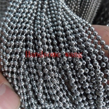 Wholesale 100pcs/Lot Women Men 16-40inch DIY Jewelry Bead Ball Chain 316L Stainless Steel 2.4mm Width Silver Color Necklace 2024 - buy cheap