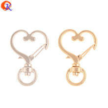 Cordial Design 50pcs 24*35mm Jewelry Accessories/Hand Made/Heart Shape/DIY Making/Jewelry Findings Component/Key Chain Clasps 2024 - buy cheap