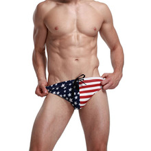 Bañador con bandera americana para hombre, Bikini Sexy, bañadores, ropa De baño, Zwembroek, 2020 2024 - compra barato