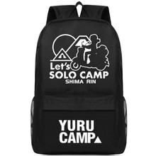 Yuru Camp Anime Shima Rin Book Laptop Backpack Travel Back Bag Mochila Feminina Unisex Schoolbag 2024 - buy cheap