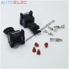 10 Kits EV1 282762-1 Car Waterproof 2 Pin way Electrical Wire Connector Plug automobile Fuel Injector Connectors Adapters for TE 2024 - buy cheap