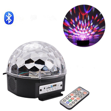 9 Colors Bluetooth Disco Light Speaker MP3 Led Disco Ball Lamp RGB Stage Lamp DJ Projector Laser Music Player Xmas Party Lights 2024 - buy cheap