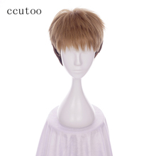 ccutoo 30cm Attack on Titan Jean Kirstein Shingeki no Kyojin Cosplay Wig Brown Ombre Short Synthetic Hair Heat Resistance Fiber 2024 - buy cheap