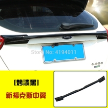 MONTFORD ABS Plastic Material Painted Black Color Rear Trunk Wing Lip Middlle Spoiler Car Styling For Ford Focus 2015 2016 2017 2024 - buy cheap