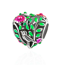 HPXmas Wholesale 5pcs/lot Geometry Crown   Brass  Green plant Fashion Metal Space Beads for Jewelry Charm Fit Bracelet H30 2024 - buy cheap