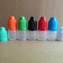 500pcs 3ml PE Soft Empty Plastic Dropper Bottles With Childproof Caps And Long Thin Tips For E Liquid Nail Polish 2024 - buy cheap