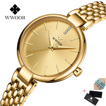 WWOOR New Women Luxury Brand Watch Simple Quartz Lady Waterproof Wristwatch Female Fashion Casual Watches Clock reloj mujer 2024 - buy cheap