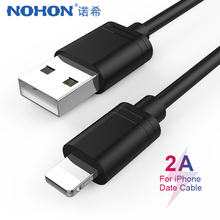 NOHON TPE Charging Data Cord For iPhone X XS MAX XR 8 7 6 6S 5 5S Plus IOS 11 12 Lighting Fast Charger Charge Cable For ipad 2M 2024 - buy cheap
