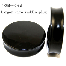 Showlove- Acrylic Drum Shaped Ear Gauge Plugs Expander Double Flare Saddle Plugs Stretcher Piercing  Larger Size 2024 - buy cheap
