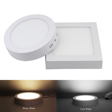 High quality 9W 15W 25W Surface mounted Led Panel Light lamp AC85-265V led panel lighting ceiling light surface square 2024 - buy cheap