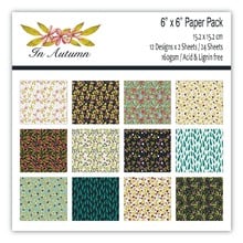 DIY In Autumn style Scrapbooking paper pack of 24 sheets handmade craft paper craft Background pad 2024 - buy cheap