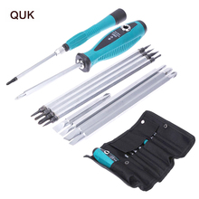 QUK 10Pcs Screwdriver Set Double Head  Repair Tools Precision Magnetic Slotted Star Bits Kit Multitool Screw Driver Hand Tool 2024 - buy cheap