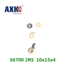 10x15x4  S61700 2RS CB / S6700 2RS CB ABEC7 10X15X4mm Stainless steel hybrid ceramic ball bearing 2024 - buy cheap