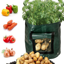 Bolsa de cultivo de plantas DIY, plantador de cultivo de patatas, paño de PE, contenedor de plantación de tomate, bolsa gruesa, maceta de jardín, suministros de jardín 2024 - compra barato