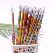 10PCS Drawing Pencil Eraser Wood Hb Pencil Color Pen Pole Children Students Painting Sketch Write Student Stationery 2024 - buy cheap