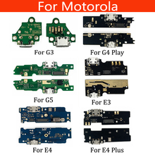 1 шт. USB порт разъем док-станция плата для зарядки гибкий кабель для Motorola Moto G3 XT1540 XT1541 XT1548 G4 Play G5 E3 E4 E4 Plus 2024 - купить недорого