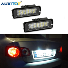 AUXITO-Luz LED Canbus de 12V para coche, lámpara de para Volkswagen, VW, Polo, Golf 4, 5, 6, Passat, CC, Beetle, Phaeton, SEAT Leon 2024 - compra barato