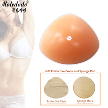 Silicone Breast Forms Triangle Fake Breast Mastectomy Fake Breast Prosthesis 500g for Postoperative Crossdresser Breasts D40 2024 - buy cheap