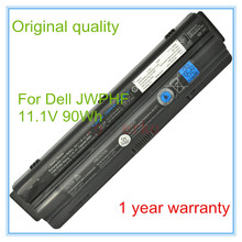 Аккумулятор JWPHF для ноутбука XPS 14 XPS 15 L401x L501x L502x L521x 17 L701x 3D L702x R795X J70W7 WHXY3, 90 оригинал 2024 - купить недорого