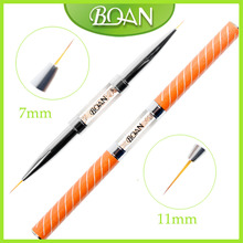 BQAN 1 PCS Double Head Crystal Handle 7mm&11mm Drawing Brush Liner Brush Painting Pen Gel Polish Crystal Nail Art Manicure Tools 2024 - buy cheap