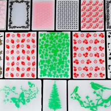 21 Styles Embossing Folders Plastic Scrapbooking For DIY Scrapbook Album Card Decorating Tool Crafts Card Paper Making Decoratio 2024 - buy cheap