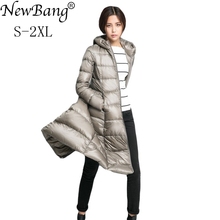 NewBang Brand Long Down Coat Female Lightweight Down Jacket For Women Feathers Coat Winter Windbreaker Warm Parka 2024 - buy cheap