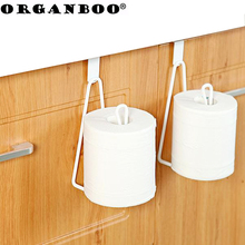 ORGANBOO 1 PC back Door coleta de papel de papel toalha cremalheira do banheiro de toalha de papel de ferro rack de armazenamento da cozinha prateleira do banheiro 2024 - compre barato