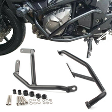 Z 800 2018 Motorcycle Engine Crash Bar Bumper Guard Protector For Kawasaki Z800 2013 2014 2015 2016 2017 18 Steel Black 1Pair 2024 - buy cheap