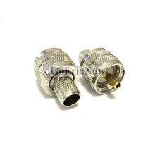 1pcs  RF Coax UHF Male Crimp PL259 Coax Connector for LMR400  RG8 RG213 Pigtail Cable Connector Plug 2024 - buy cheap