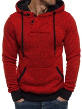 Мужские толстовки с капюшоном ZOGAA, пуловеры с длинным рукавом, осенняя верхняя одежда 2024 - купить недорого