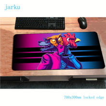 Alfombrilla de ratón hotline miami para gaming, 700x300x2mm, regalo de anime, para oficina, Bloc de notas, alfombrilla de escritorio, padmouse de juegos para pc 2024 - compra barato