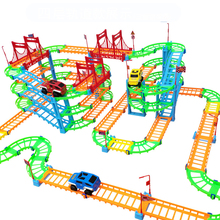 Rail Car Toy Racing Track Car Assembly Magic Track Children's Educational Toys Gifts Children's Favorite Toys Imagination Toy 2024 - buy cheap