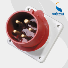 32A 400V 5P (3P+N+E) waterproof socket outlet 32 amp industrial plug wall mounted Splash Proof IP44 EN / IEC 60309-2 type SP821 2024 - buy cheap