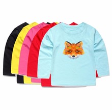 Children Long Sleeve T Shirts Camiseta Unicornio Tops Children T-Shirts Thanksgiving Shirt Boy T Shirts for Children for 1-14Yrs 2024 - buy cheap